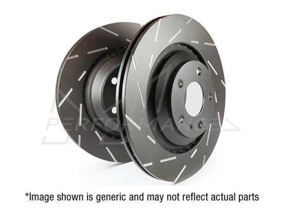 EBC Jaguar Front USR Slotted Discs (Pair) - ATE Caliper (Inc. F-Type, XF, XJR & XKR-S) - ML Performance UK