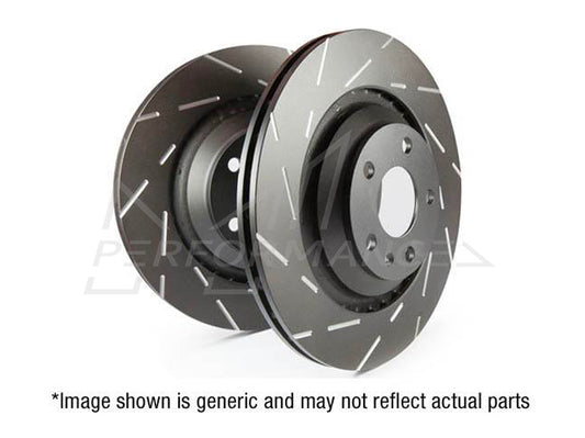 EBC Audi C6 D3 USR Front Slotted Discs (Pair) - ATE Caliper (A6 & A8) - ML Performance UK