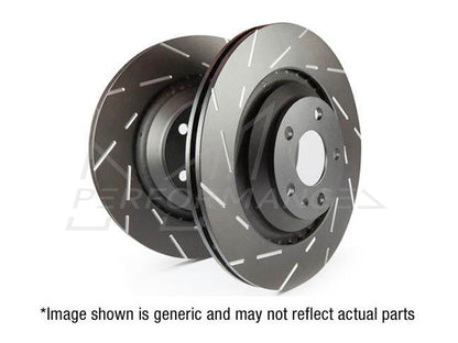 EBC Audi C6 A6 USR Front Slotted Discs (Pair) - ATE Caliper - ML Performance UK