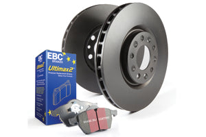 EBC BMW F22 F30 F32 F36 Ultimax Front Brake Pads & Plain Discs Kit (Inc. 230i, 330i, 428i & 430ix) - ML Performance UK