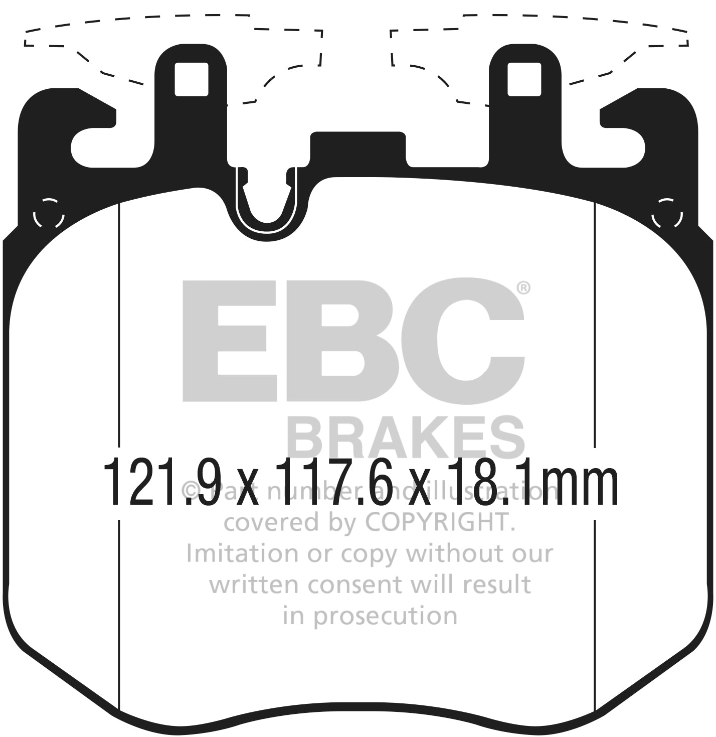EBC BMW G11 G12 G30 G21 Yellowstuff 4000 Series Front Sport Brake Pads & Premium OE Replacement Riveted Discs Kit - Brembo Caliper (Inc. M340i, M550i, 640i & 750i) | ML Performance UK