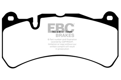 EBC Ford Mercedes Maserati Subaru Bluestuff NDX Trackday Front Brake Pads - Brembo Caliper (Inc. Territory, GranCabrio, CLK55 AMG & WRX STi)  | Supercar Parts UK