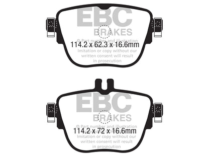 EBC Mercedes-Benz C257 W/S213 A/C238 Greenstuff 2000 Series Sport Rear Brake Pads (Inc. CLS350, CLS350d, E300e & E400 TD) - ML Performance UK