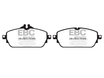 EBC Mercedes-Benz W/S/C205 W/S213 A/C238 Greenstuff 2000 Series Sport Front Brake Pads - TRW Caliper (Inc. C250, C220, E200 & E220) - ML Performance UK