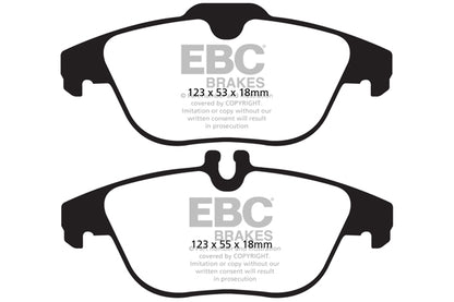 EBC Mercedes-Benz AC207 Redstuff Sport Rear Brake Pads - ATE Caliper (Inc. E500, E400, E350 & E250) | ML Performance UK