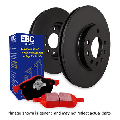 EBC Mercedes-Benz W/S/C204 W/S212 C218 Redstuff 3000 Series Rear Sport Brake Pads & Premium OE Replacement Front Discs - TRW Caliper | ML Performance UK