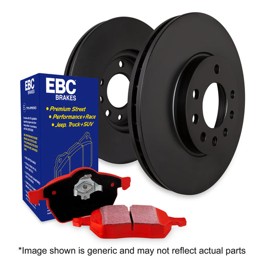 EBC Mercedes-Benz W/S/C204 W/S212 C218 Redstuff 3000 Series Rear Sport Brake Pads & Premium OE Replacement Front Discs - TRW Caliper | ML Performance UK