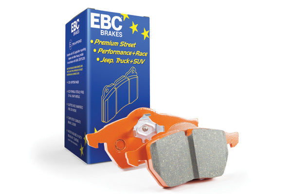 EBC Porsche 996 997 986 987 Orangestuff Race Rear Brake Pads - Brembo Caliper (Inc. 911 Carrera, 911 Carrera 4, Boxster S & Cayman S) | Supercar Parts UK