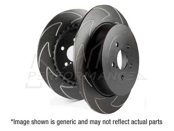 EBC Seat Skoda Volkswagen BSD Series Sport Front Discs - ATE Caliper (5F Leon, 5E Octavia, M7 Golf Sportsvan & MK7 Golf) | ML Performance UK