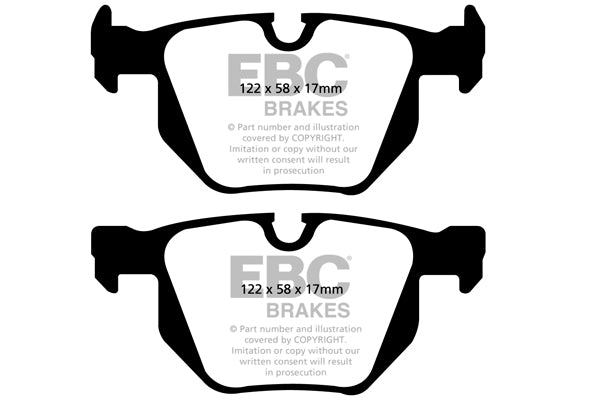 EBC BMW E90 E91 Yellowstuff Street/Track Front Brake pads (325i) ML Performance UK
