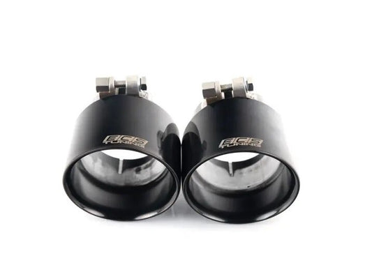 ECS VW MK7.5 Golf GTI 4" OE Fit Black Chrome Exhaust Tips - Pair - ML Performance UK