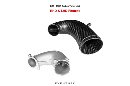 Eventuri Audi RS3 Gen 2 8V.5 & TTRS 8S Carbon Turbo Inlet for Carbon Intake with NO FLANGE I ML Performance UK
