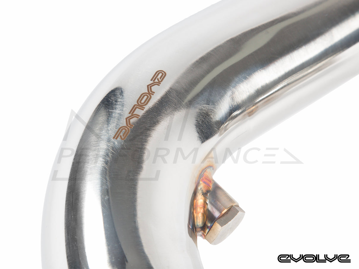 Evolve BMW S55 3" Catless Downpipes (F80 M3, F82 M4 & F87 M2 Competition) - ML Performance UK