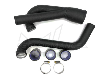 VTT N54 E60 E82 E89 E90 Aluminium Turbo Outlet with Hose Barb for GC Turbo (Inc. 1M, 335i, 525i & Z4 35i) - ML Performance UK