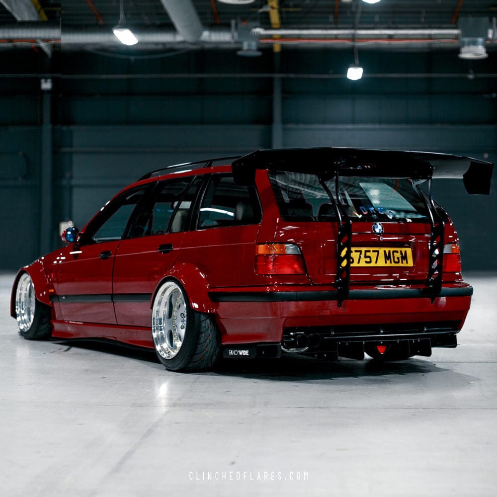 Clinched “New School” 10cm (3.9”) Fender Flares