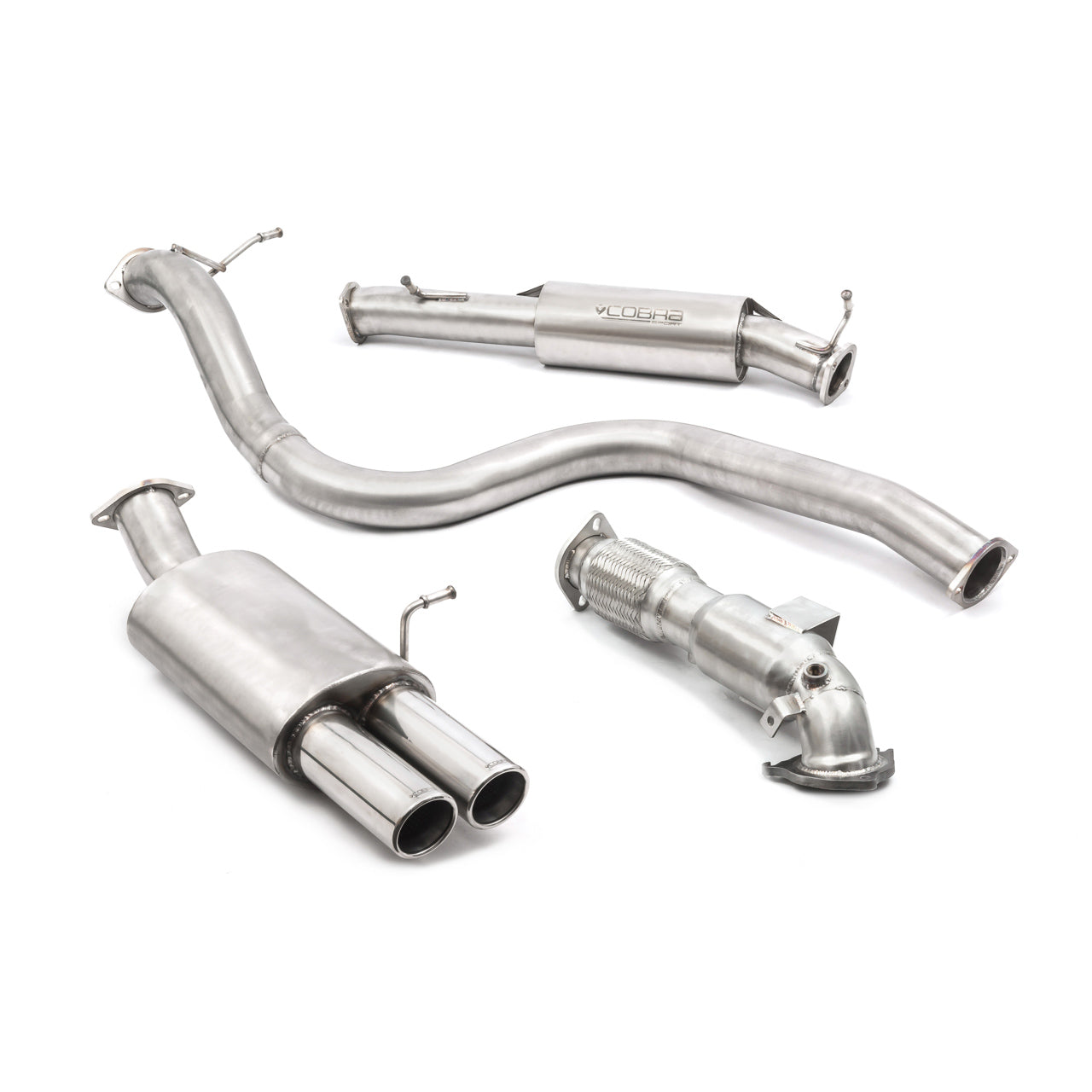 Cobra Exhaust Ford Fiesta (Mk7) ST 180/200 Turbo Back Performance Exhaust | ML Performance UK Car Parts