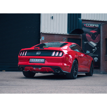 Cobra Exhaust Ford Mustang 5.0 V8 GT Fastback (2015-18) 2.5" Venom Box Delete Race Cat Back Performance Exhaust