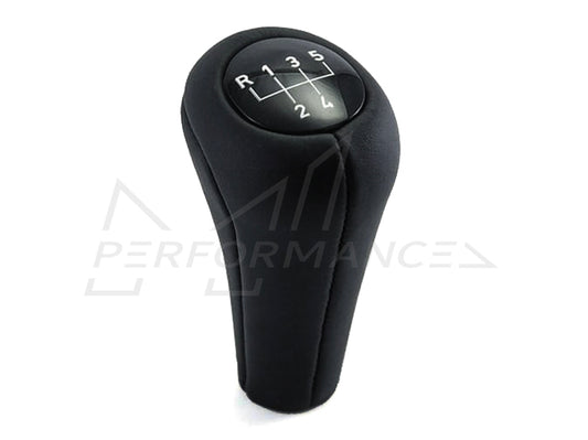 Genuine BMW E30 E38 E46 Black Leather 5-Speed Gearshift Knob (Inc. 325i, 330i, 735i & Z4 2.5i) - ML Performance UK