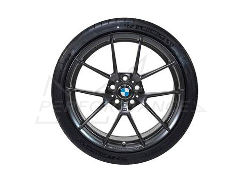 Genuine BMW F80 F82 F87 M Performance Matte Black 19" Y-spoke 763M Front Wheel (M2, M2 Competition, M3 & M4) - ML Performance UK