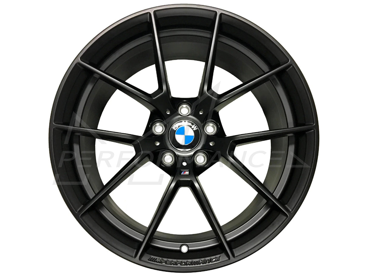 Genuine BMW F87 M Performance Y-Spoke 763 Matte Black / Frozen Gold 19" Wheels with Tyres (M2, M2 Competition & M2 CS) - ML Performance UK