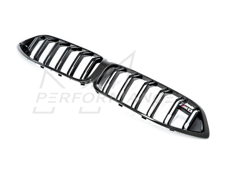 Genuine BMW M Performance F91 F92 F93 M8 Carbon Fibre Kidney Grilles - ML Performance UK