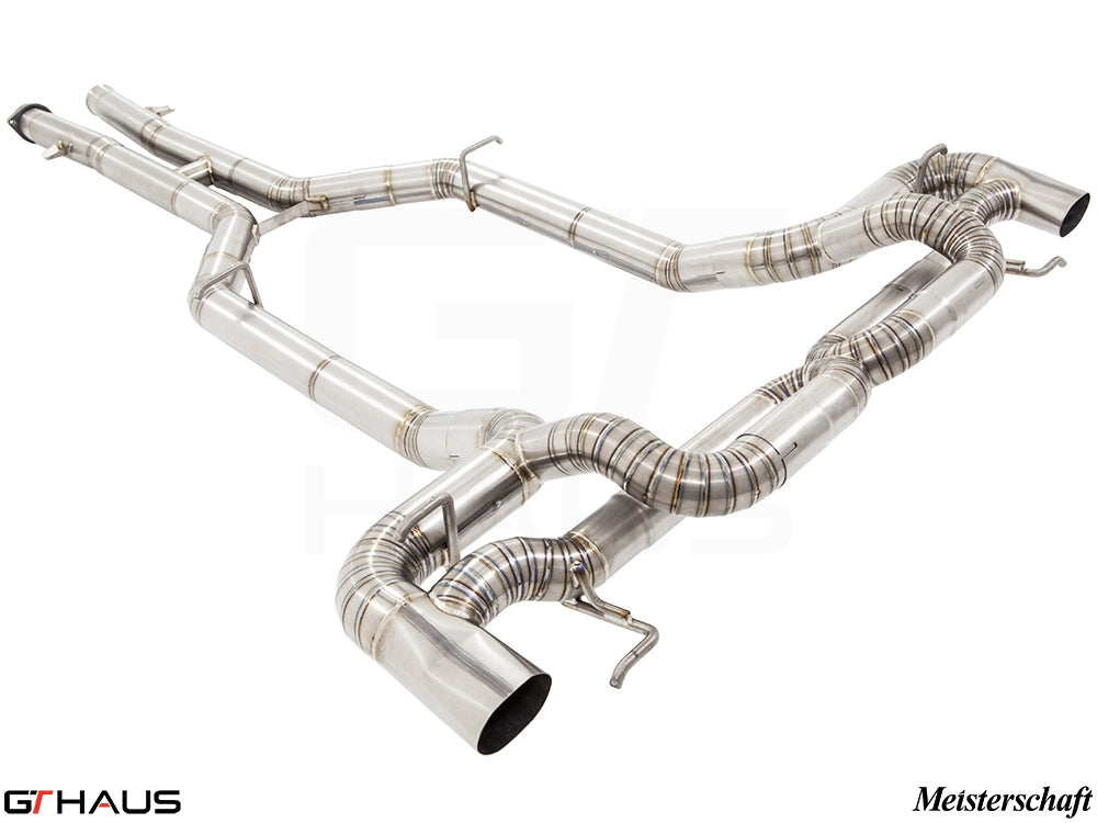GTHaus Mercedes-AMG C190 M178 Meisterschaft Performance Cat-Back Exhaust System (AMG GT, GT S & GT C) - ML Performance UK
