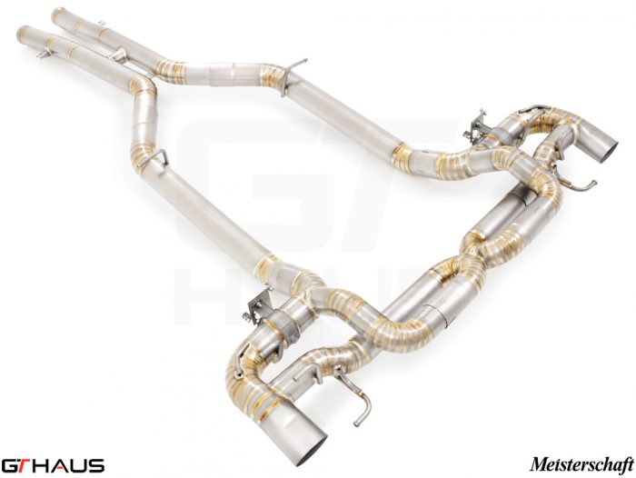 GTHaus Mercedes-AMG C190 M178 Meisterschaft Performance Cat-Back Exhaust System (AMG GT, GT S & GT C) - ML Performance UK