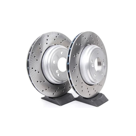 Genuine BMW E82 E90 E92 E93 350x24mm Rear Ventilated Brake Discs - Pair (1M & M3) - ML Performance UK