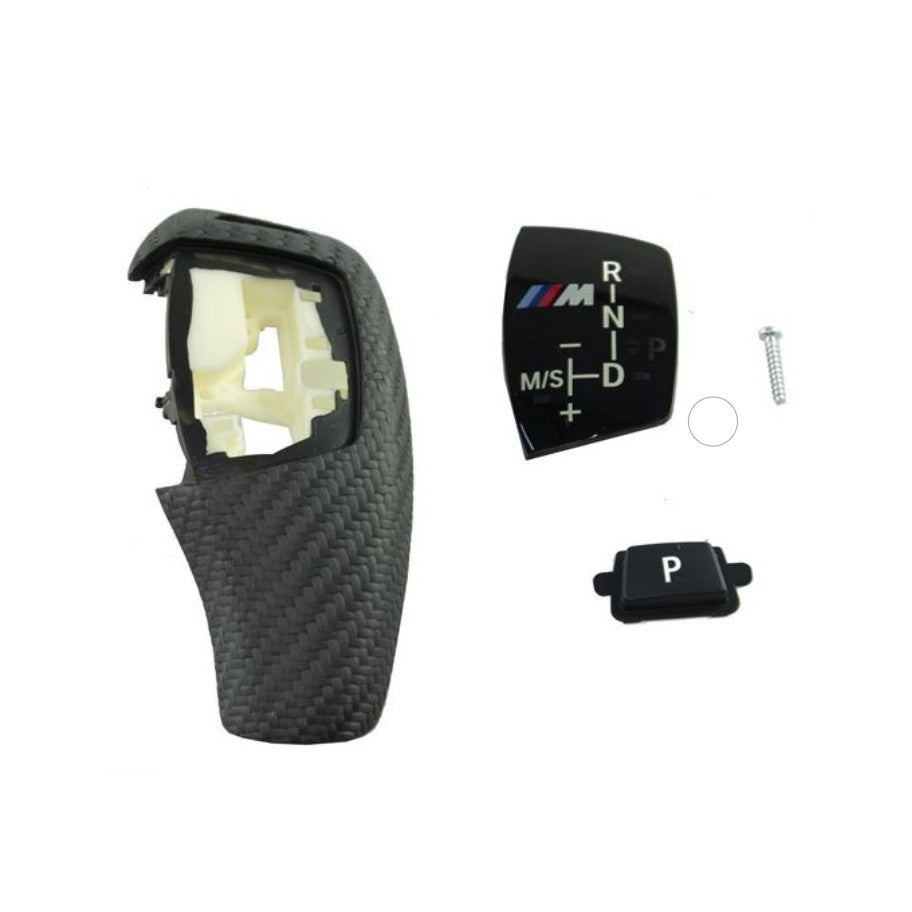 Genuine BMW F01 F07 F20 F25 F30 M Performance Carbon Gear Knob Trim (Inc. M135i, 340i, 550ix & X3 35ix) - ML Performance UK