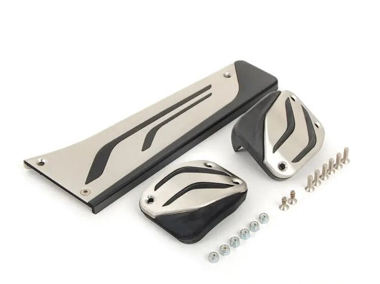 Genuine BMW F10 F20 F30 G30 M Performance Stainless Steel Pedals - Manual LHD (Inc. 320i, 530i, 640i & M3) - ML Performance UK