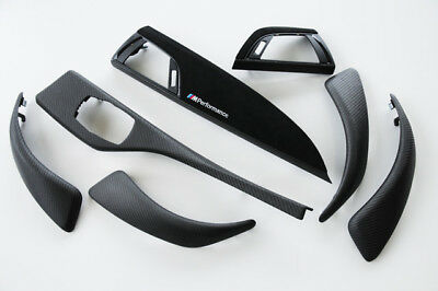Genuine BMW 51952333985 F21 F22 F87 RHD Carbon & Alcantara Interior Trim Covers (Inc. 125i, M135i, M240i & M2)