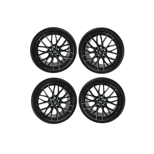 Genuine BMW 36115A734D4 F30 F32 F36 M Performance Double Spoke Style 405M Orbitgrey 20" Wheels with Summer Tyres (Inc. 320i, 328i, 330d & 440i)