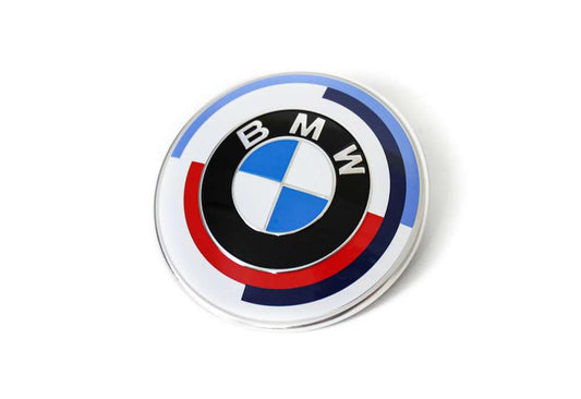 Genuine BMW 51148087196 F90 G20 G30 G80 74mm 50th Anniversary Rear Boot Emblem (Inc. M340i, M3, 540i & M5)