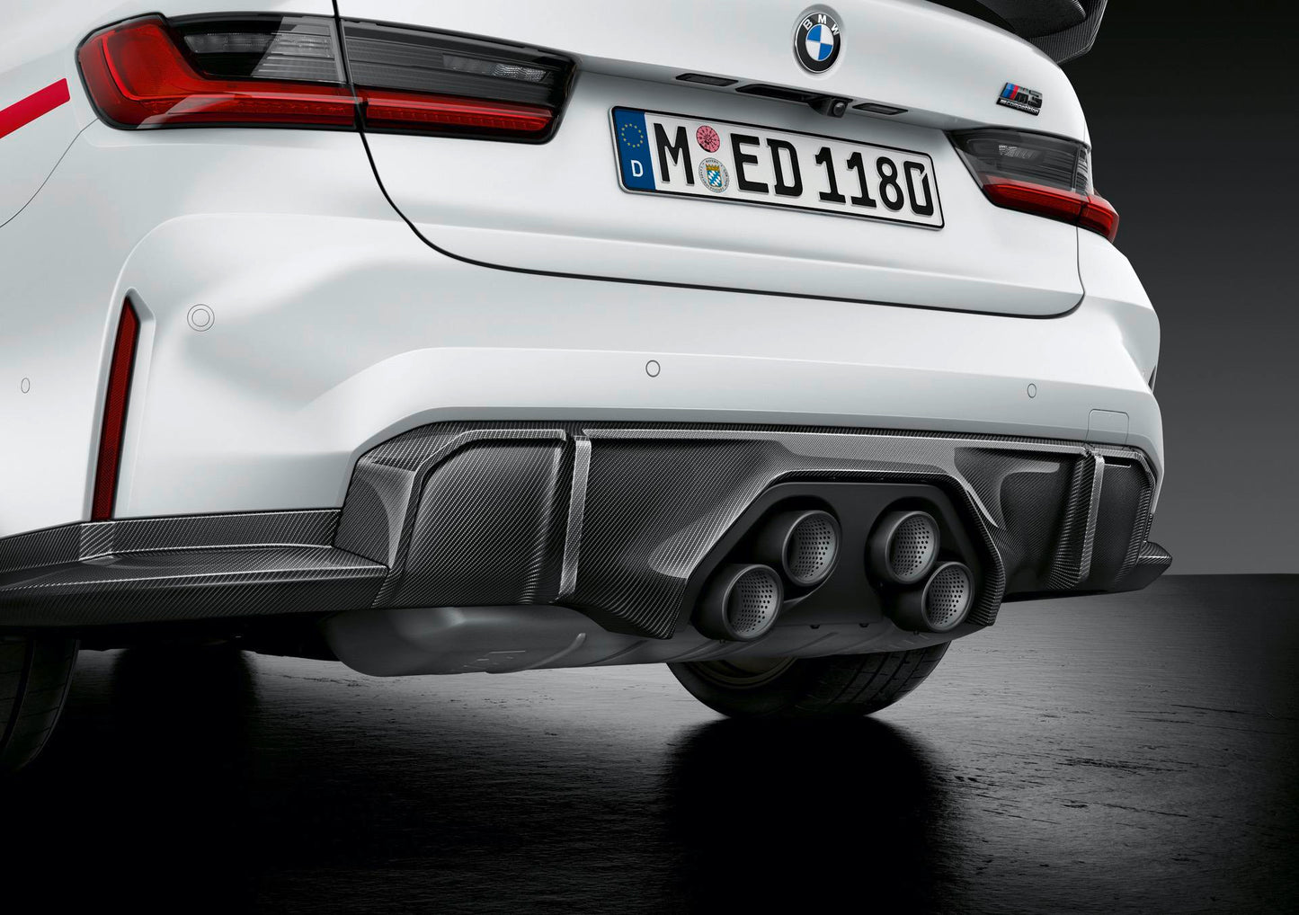 Genuine BMW G80 G82 M Performance Carbon Fibre Rear Bumper Diffuser (M3, M3 Competition, M4 & M4 Competition) - ML Performance UK