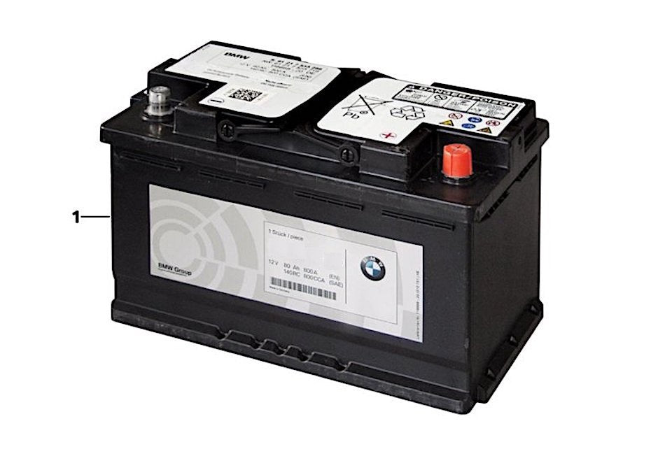 Genuine BMW S55 F80 F82 69AH Lithium-ion Battery (M3 & M4) - ML Performance UK