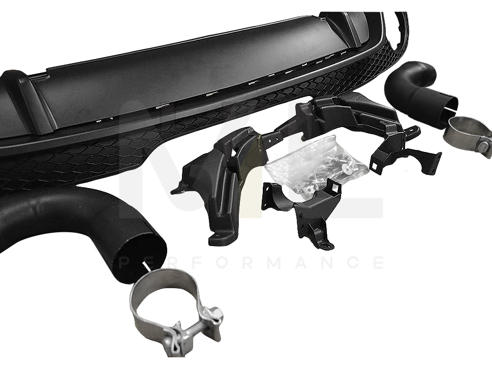 HZ Dynamics Audi TT 8J MK2 TTRS-Type Rear Bumper Diffuser - ML Performance UK