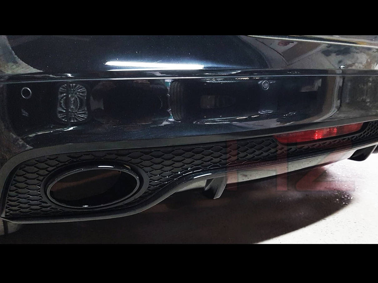 HZ Dynamics Audi TT 8J MK2 TTRS-Type Rear Bumper Diffuser - ML Performance UK