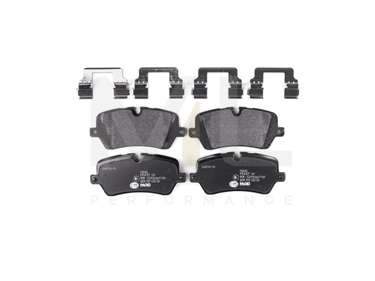 Hella 8DB 355 020-361 Brake Pad Set Prepared For Wear Indicator, With Accessories | ML Performance Car Parts