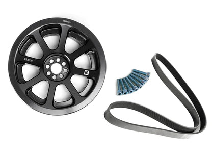 Integrated Engineering Audi 3.0T B8 C7 188mm Crank Pulley & Damper Upgrade Kit (S4, S5, A6 & A7) - ML Performance UK