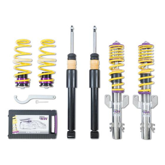 KW Audi Seat Skoda Volkswagen Street Comfort Coilover kit (8X A1, MK5 Ibiza, Fabia III & MK4 Polo) | ML Performance UK 
