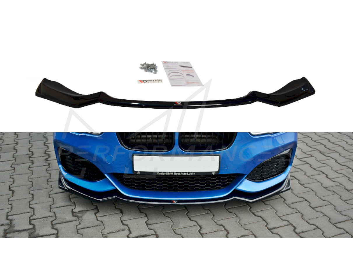 Maxton Design BMW F20 F21 LCI V.2 M-Power Front Splitter (M135i & M140i) - ML Performance UK