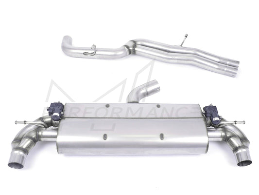 MillTek Audi 2.5TFSI 8S TTRS Non-Resonated Cat-Back Exhaust - ML Performance UK