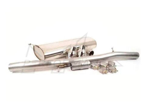 MillTek Audi 8N TT Non-Resonated Cat Back Race Exhaust (225 Model) - ML Performance UK