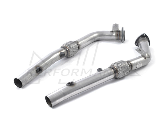 MillTek Audi B8 RS4 4.2 FSI Quattro Avant Cat Replacement Pipes - ML Performance UK