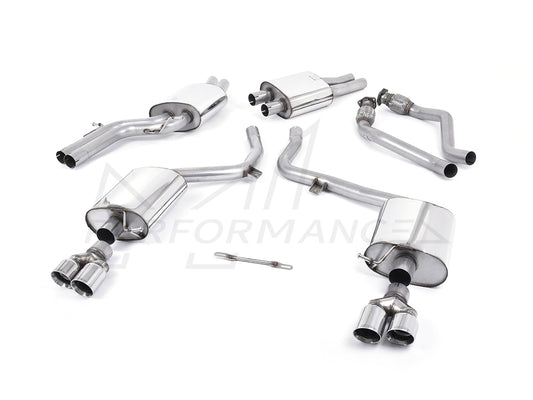 MillTek Audi B8 S5 Resonated Cat-Back Exhaust - ML Performance UK