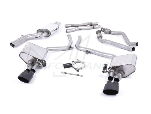 MillTek Audi B8 Valved Cat-Back Exhaust (S4 & S5) - ML Performance UK