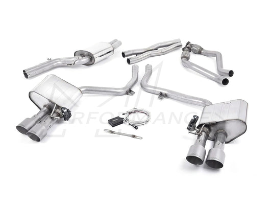 MillTek Audi B8.5 Valved Cat-Back Exhaust (S4 & S5) - ML Performance UK