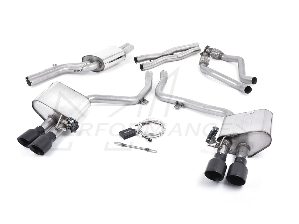 MillTek Audi B8.5 Valved Cat-Back Exhaust (S4 & S5) - ML Performance UK