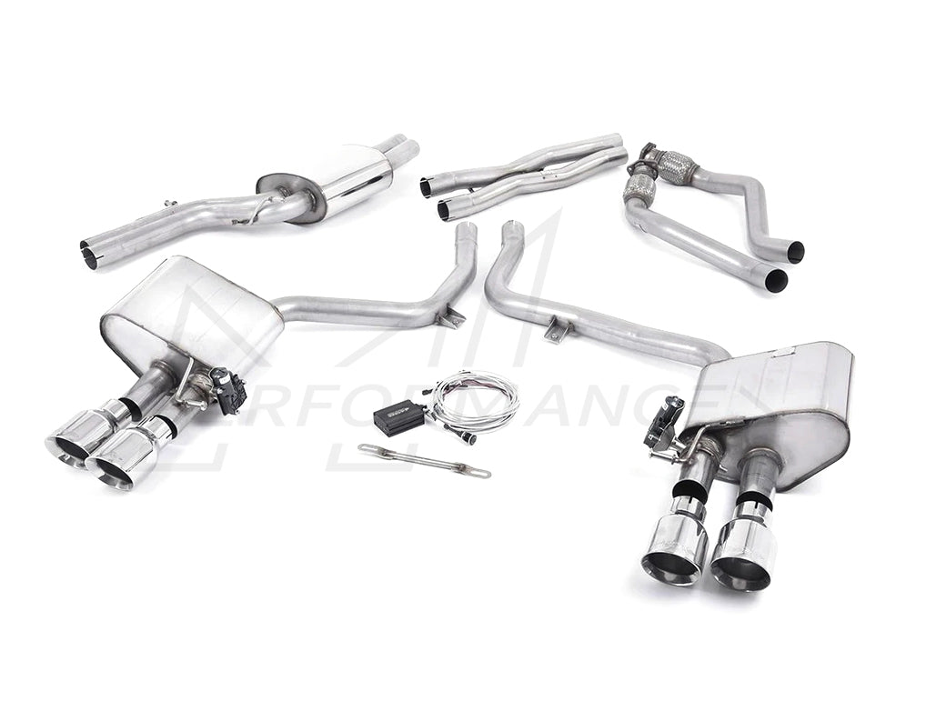 MillTek Audi B8.5 Valved Cat-Back Exhaust (S4 & S5) - ML Performance UK