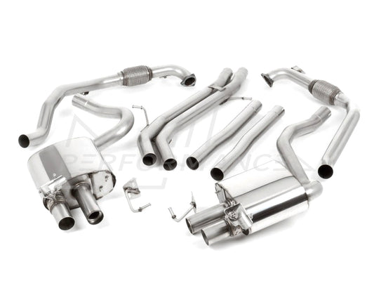 MillTek Audi B9 S5 Non-Resonated Cat-Back Exhaust - ML  Performance UK